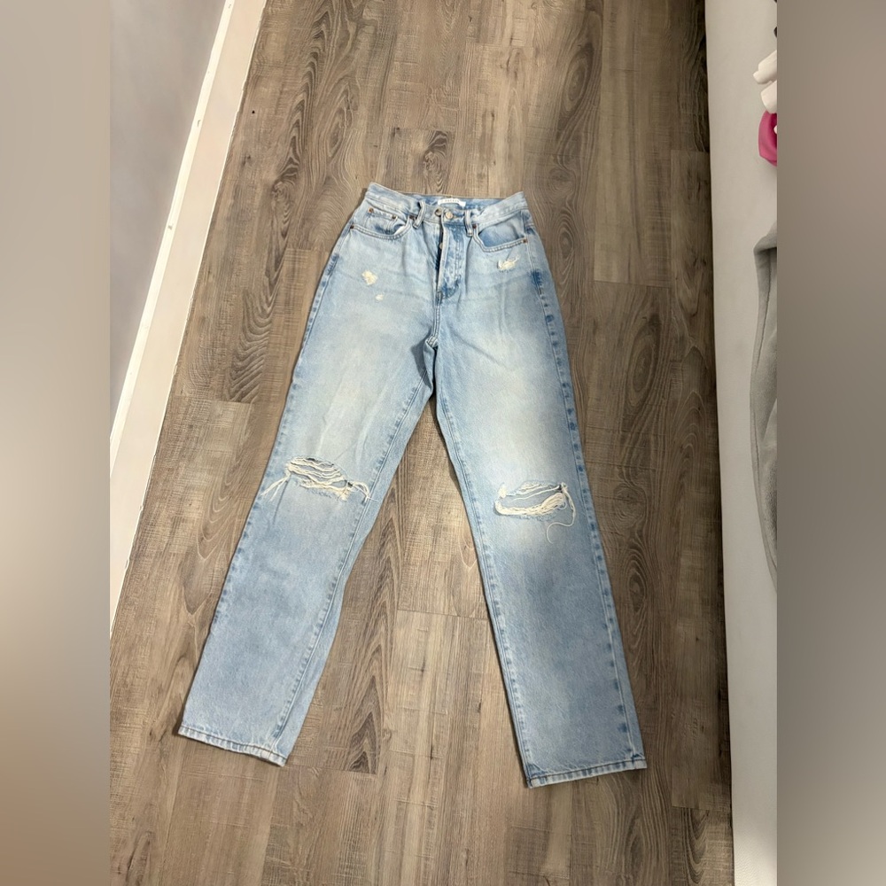 PACSUN ripped dad jeans